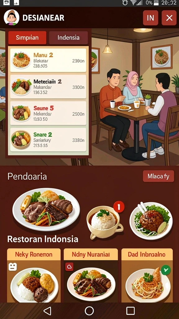 bokedomino - Grafis yang cerah dan antarmuka yang ramah pengguna.