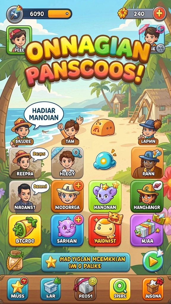 orca128 - Tampilan awal game dengan karakter utama yang siap menyelam.